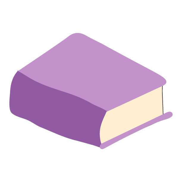 矢量插画一本可爱的书，回到学校。矢量文具在平面风格图片下载