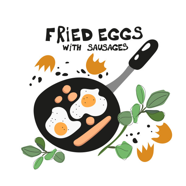 碎煎蛋横幅模板图片下载