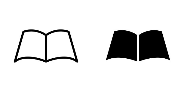 插图矢量图形的书图标模板图片下载