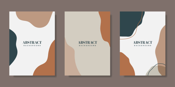 收集手绘艺术背景设计。可用于墙面装饰，书籍封面，小册子，海报，传单设计。矢量图图片下载