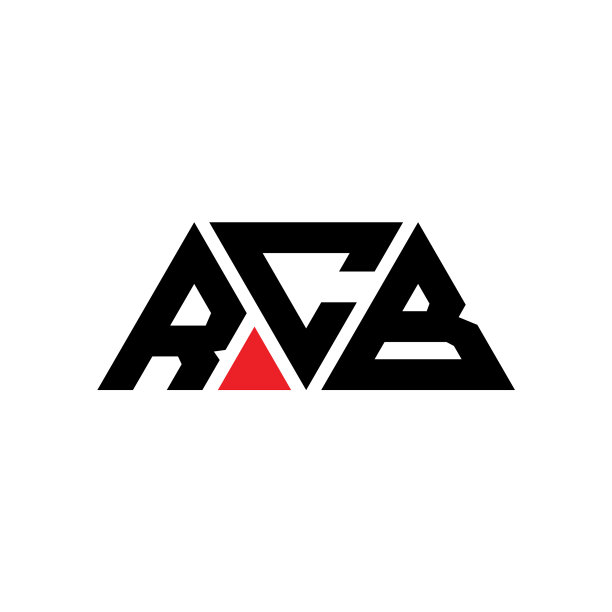 RCB三角形字母标志设计用三角形图片下载