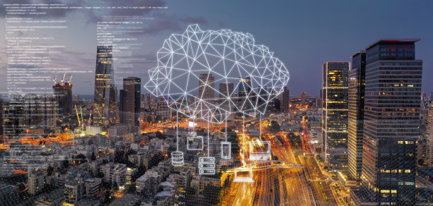 云计算数据技术互联城市图片下载