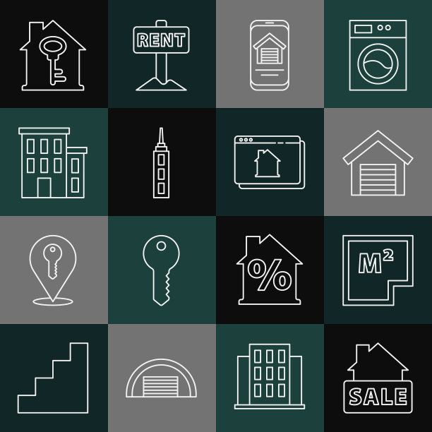 与售楼计划挂线标志图片下载