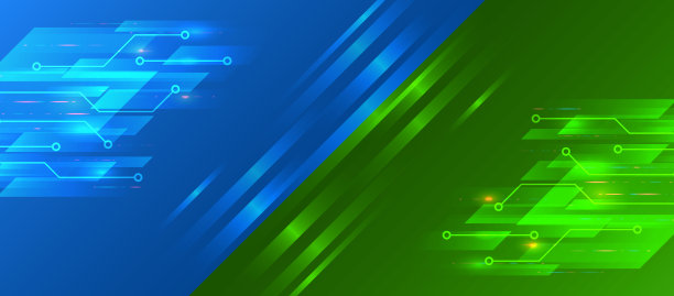 网络安全、互联网和网络概念。高科技矢量插画与各种技术元素。摘要全球科幻概念。双色背景数字网络通信。图片下载