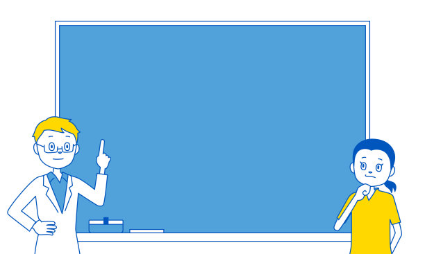 黑板前的教育、老师和孩子的概念说明(白底、矢量、剪接)图片下载