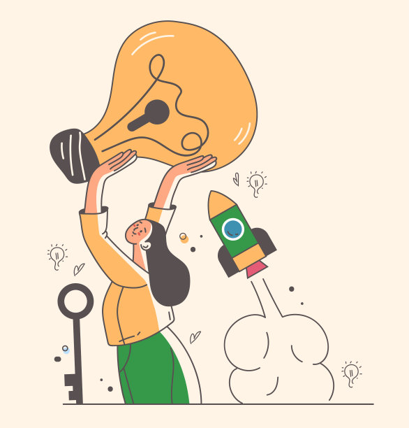 创业创业理念创意办公室工作团队员工抽象概念。公司公司成功成就矢量图形设计插图图片下载