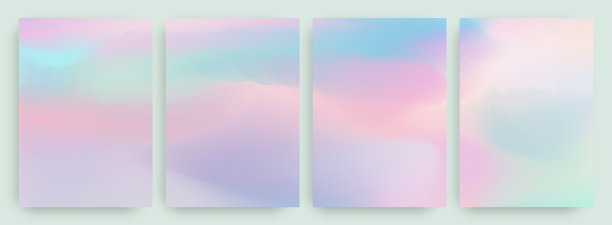 一套抽象模糊粉彩渐变彩色网格背景。可以用于登陆页，书籍封面，小册子，传单，杂志，任何品牌，横幅，标题，演示文稿，和墙纸背景图片下载