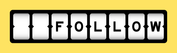 黑色的颜色在文字跟随槽横幅与黄色的背景图片下载