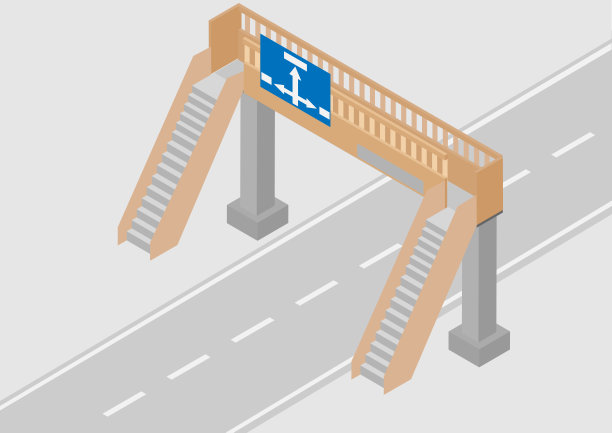 等距人行天桥图片下载