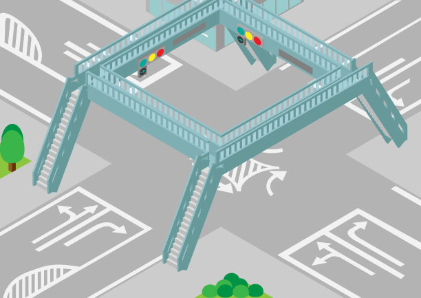 等距人行天桥图片下载