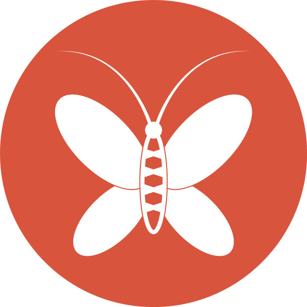 蝴蝶标志图片下载