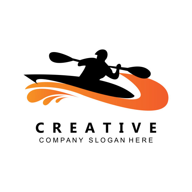 矢量图标标志海上运输快艇，复古复古插图图片下载