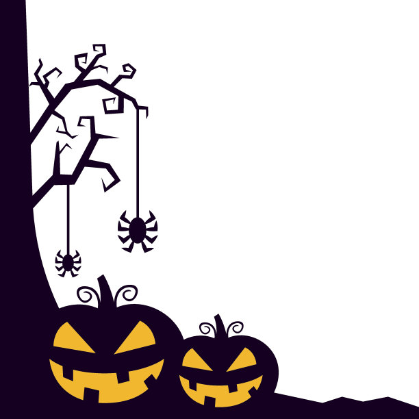 万圣节的概念。万圣节快乐海报设计。矢量插图。图片下载