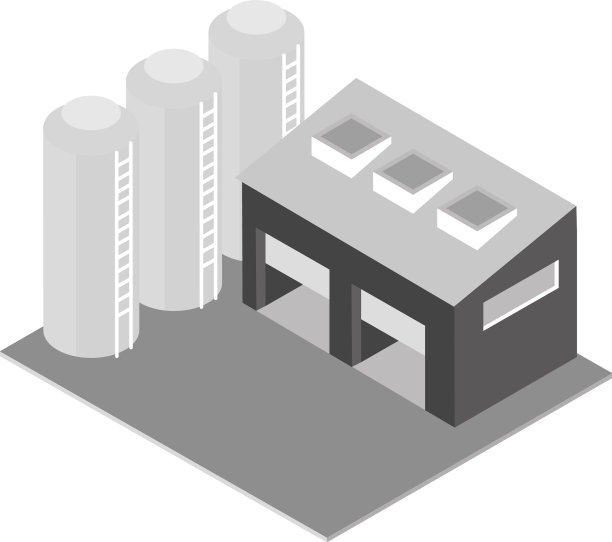 工业建筑和坦克图片下载