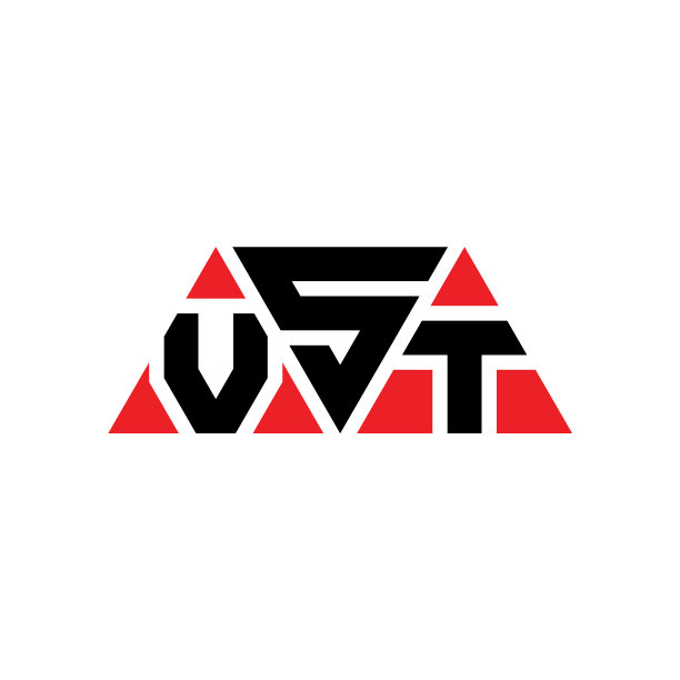 VST三角形字母logo设计用三角形图片下载
