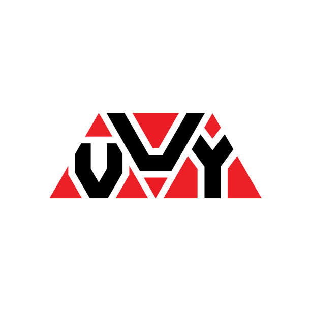 三角形VUY字母标志设计图片下载