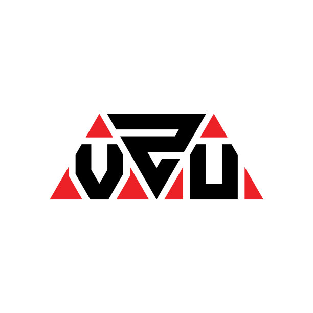 Vzu三角形字母logo设计用三角形图片下载