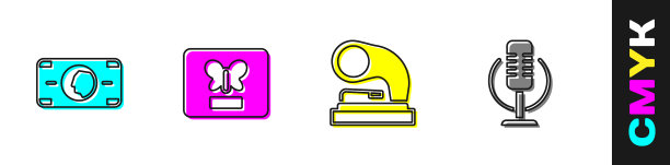 在框架中设置叠纸钱现金蝴蝶图片下载