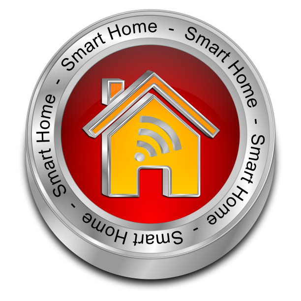 智能Home键- 3D插图图片下载