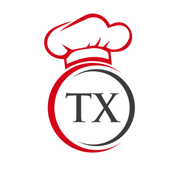 餐厅标志的首字母tx图片下载