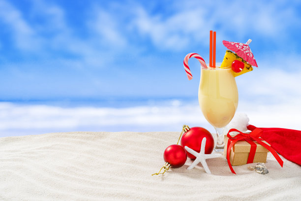 海边的圣诞假期图片下载