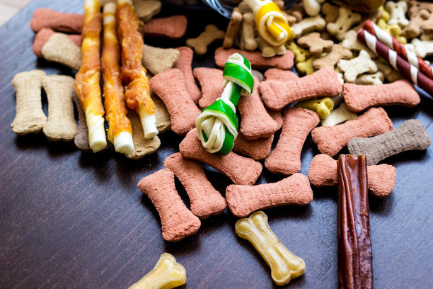 狗吃的彩色饼干图片下载