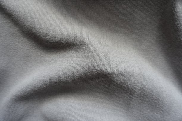 灰色羊毛，粘胶和聚酯针织织物柔软褶皱图片下载