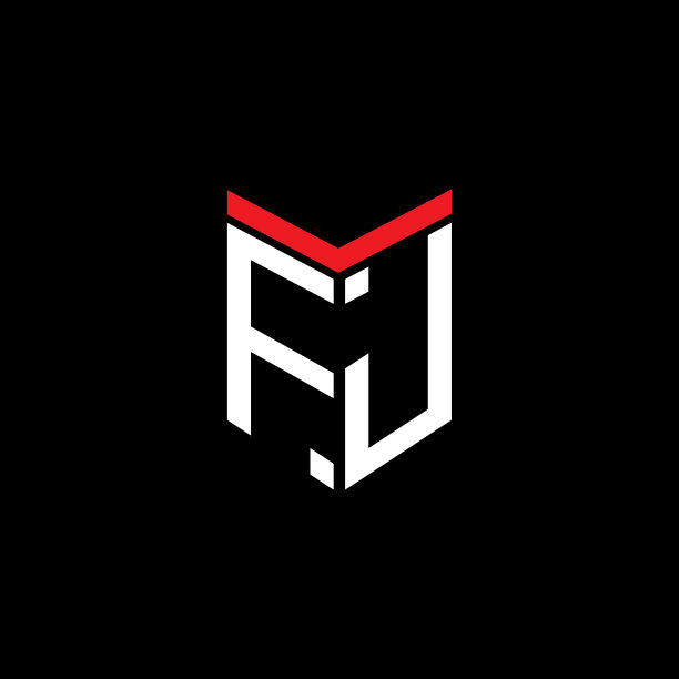 Fj字母标识创意设计与图形图片下载