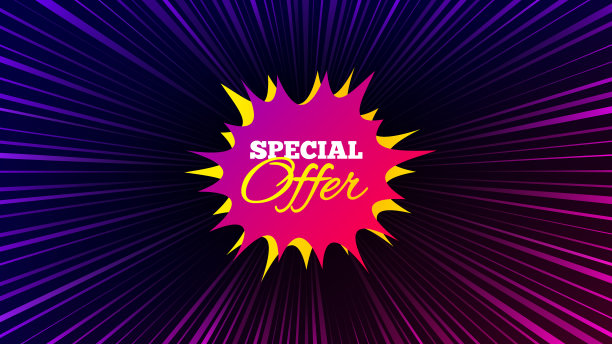 特惠贴纸折扣横幅形状图片下载