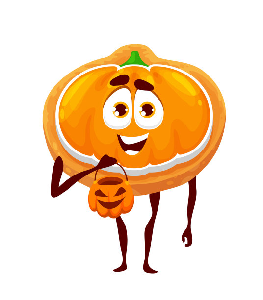 卡通万圣节南瓜姜饼饼干图片下载