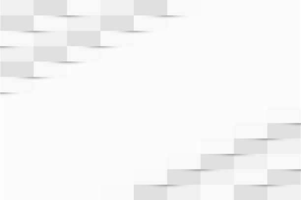 抽象的白色和灰色背景，几何矩形在简单的图案设计，矢量插图，大尺寸图片下载