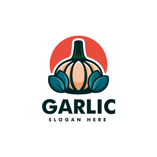 Logo大蒜简单吉祥物风格图片下载