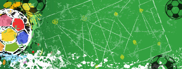 足球或足球插图或模板为今年伟大的足球事件，大拷贝空间。丑的矢量插图。图片下载