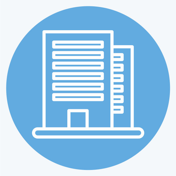 图标办公室适合教育标志蓝色图片下载