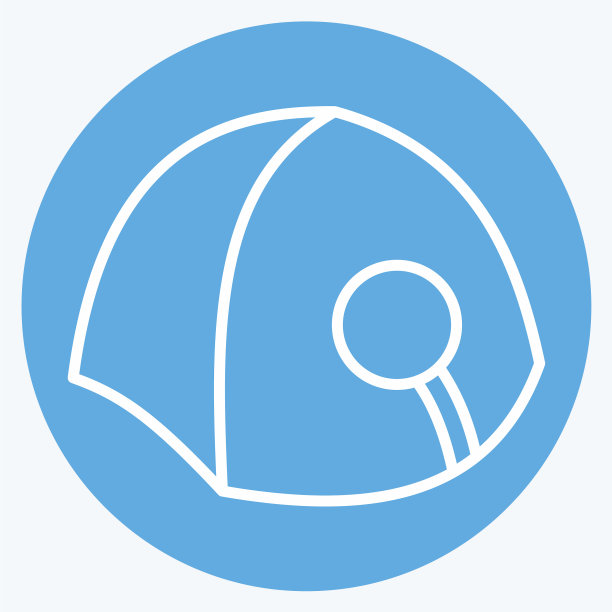 图标帐篷适合教育标志蓝眼睛图片下载