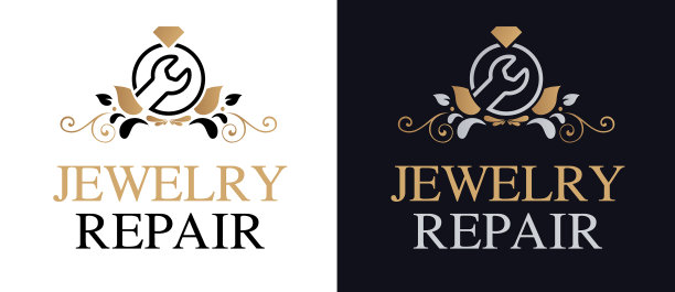 珠宝标识古董珠宝维修服务图片下载