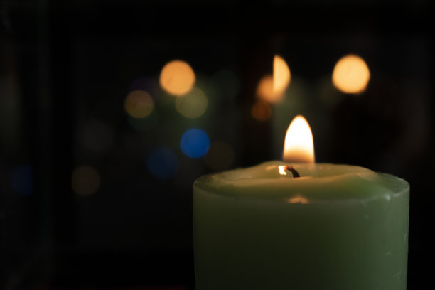 圣诞蜡烛图片下载