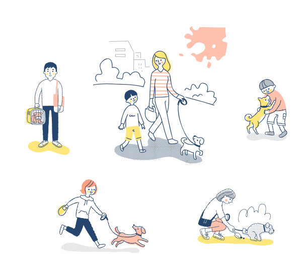 各种宠物狗的场景图片下载