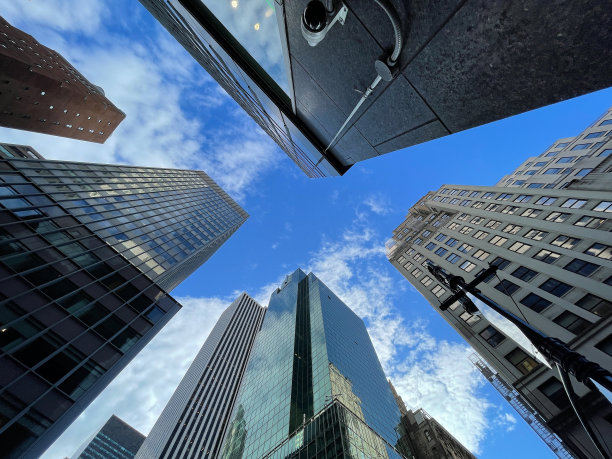 曼哈顿的摩天大楼图片下载