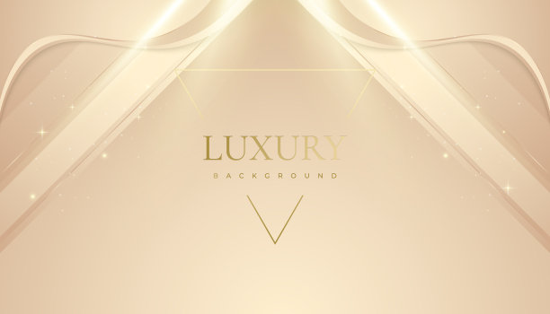 奢华的金色背景与闪光和光图片下载