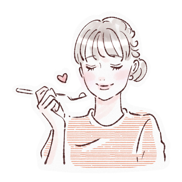 插图材料的一个自然的女人图片下载