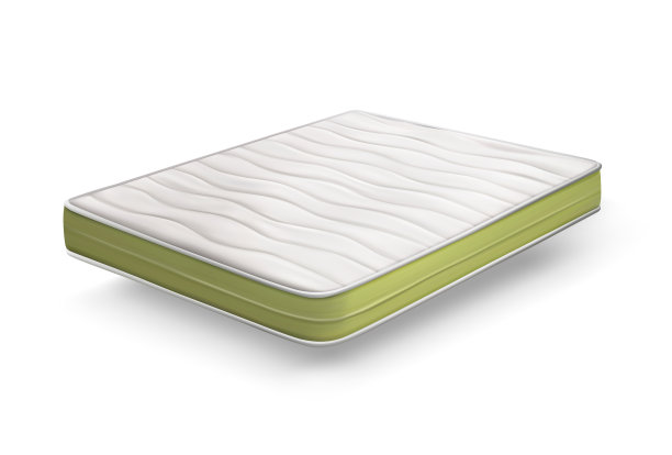 白色背景的整形床垫图片下载