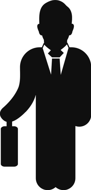 商人图标扁平风格eps图片下载