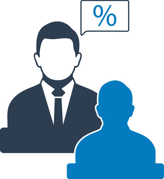 税务顾问图标扁平风格eps图片下载