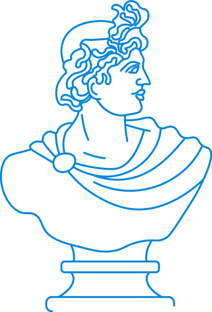 希腊或罗马的雕塑文化图片下载