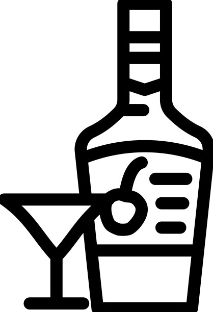 樱桃利口酒系列图标图片下载