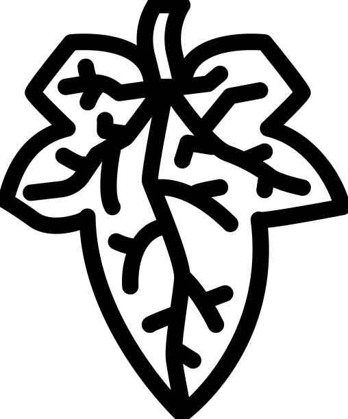 黄瓜叶线图标图片下载