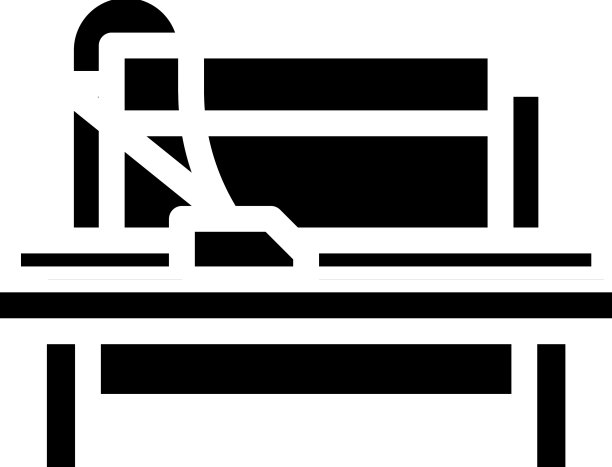 切割尺缝纫字形图标图片下载