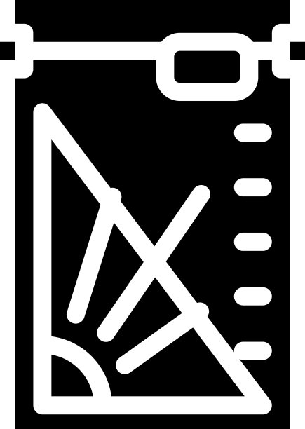 切割表缝纫字形图标图片下载