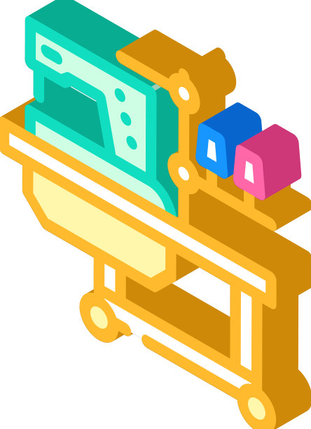 缝纫机等距图标图片下载